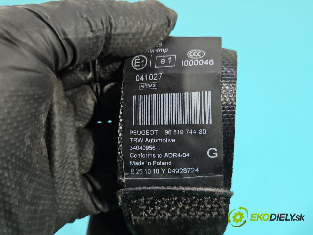 Peugeot 5008 I 2009-2017 2.0 HDI 150 hp manual 110 kW 1997 cm3 5- stěna bezpečnost přední levý 34040956