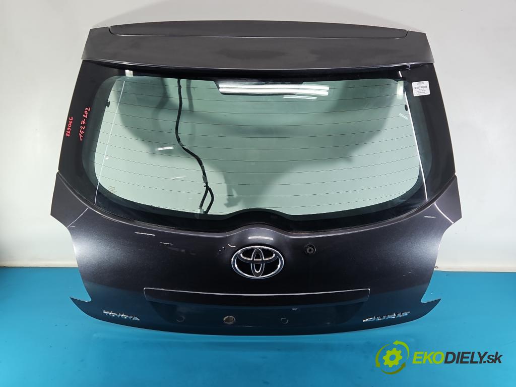 Toyota Auris I 2006-2013 1.4 VVT-I 97KM manual 71 kW 1398 cm3 5- zadní kufrové dveře  (Zadní kapota (kufr))