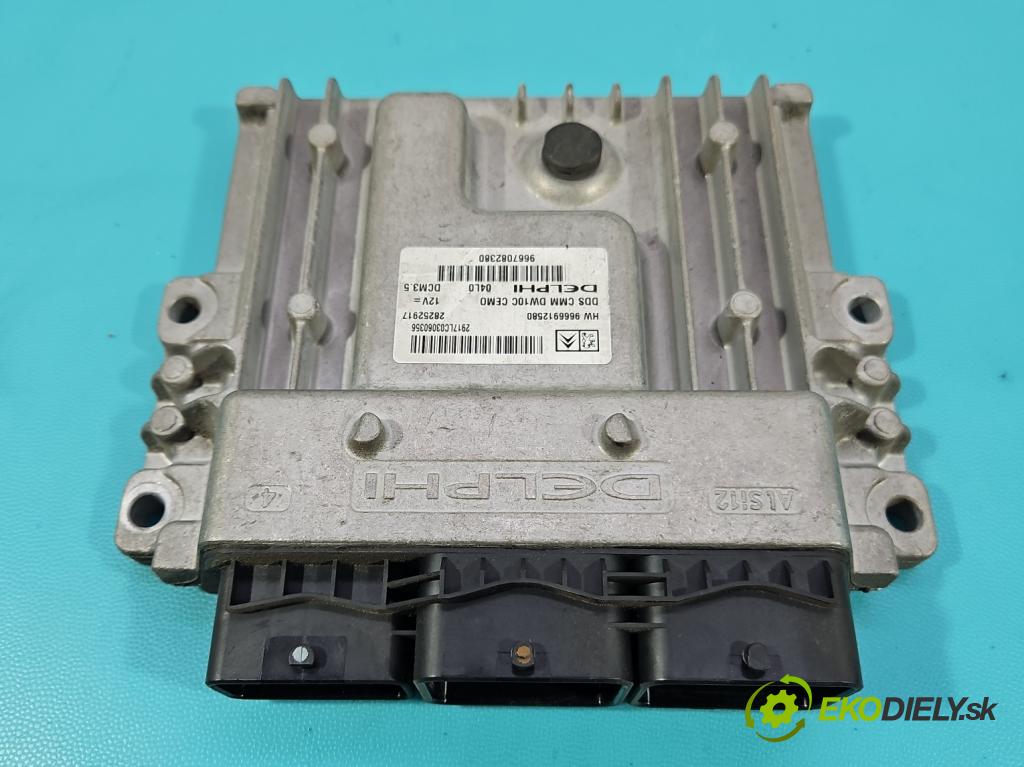 Peugeot 5008 I 2009-2017 2.0 HDI 150 HP manual 110 kW 1997 cm3 5- riadiaca jednotka motora 9666912580