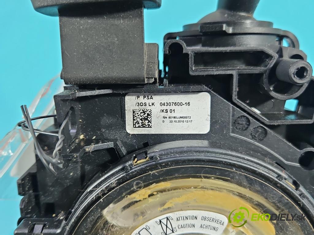 Peugeot 5008 I 2009-2017 2.0 HDI 150 HP manual 110 kW 1997 cm3 5- prepínač komplex: 96667319XT (Prepínacie páčky pod volantom)