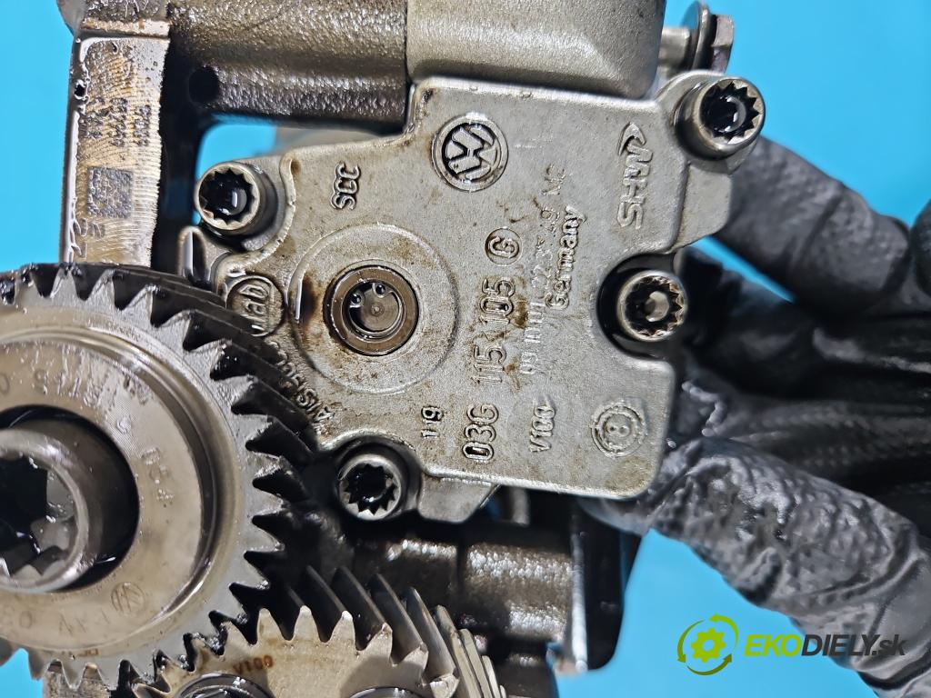 Vw Tiguan I 2007-2016 2.0 TDI 140 hp automatic 103 kW 1968 cm3 5- čerpadlo olej: 03L103537 (Olejové čerpadlo)