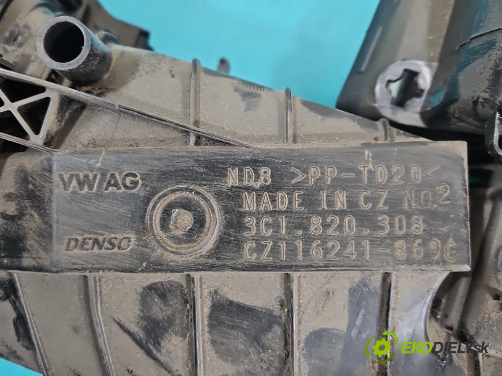 Vw Tiguan I 2007-2016 2.0 TDI 140 hp automatic 103 kW 1968 cm3 5- radiátor 5N1820003K (Radiátor topení)