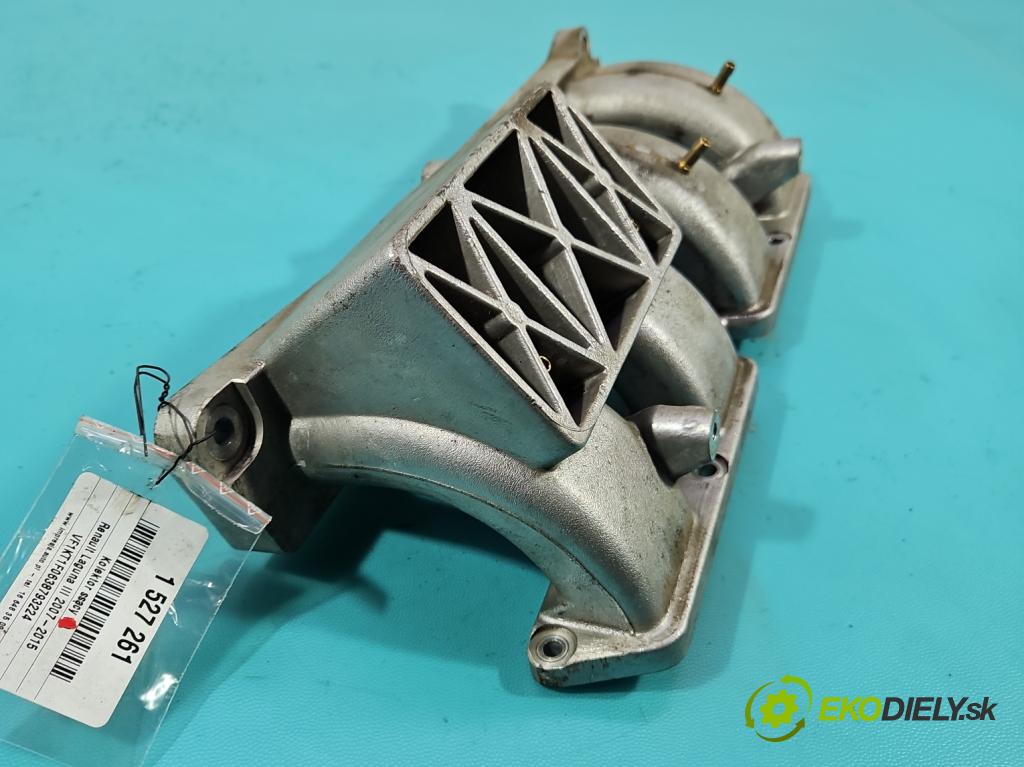 Renault Laguna III 2007-2015 2.0 16V 140 HP manual 103 kW 1997 cm3 5- zvod nasávací  (Sacie potrubie)