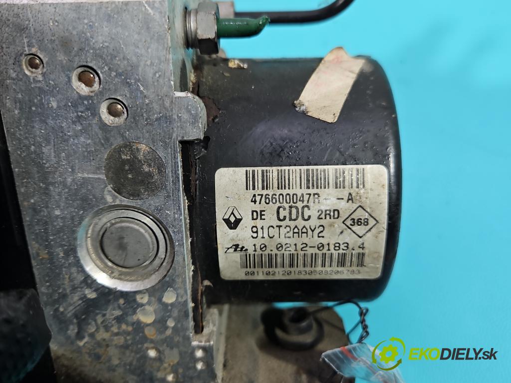 Renault Laguna III 2007-2015 2.0 16V 140 HP manual 103 kW 1997 cm3 5- čerpadlo abs 000403-166D1 (Pumpa ABS)