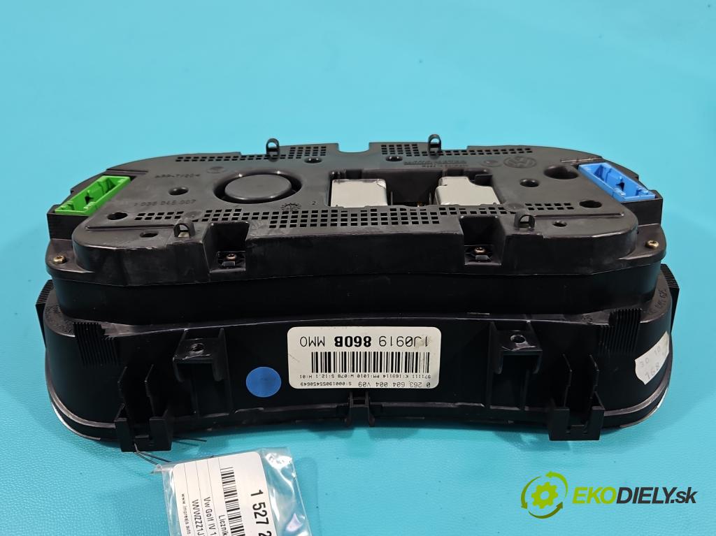 Vw Golf IV 1997-2003 1.9 TDI 110 HP manual 81 kW 1896 cm3 5- prístrojovka/ budíky 1J0919860B (Prístrojová doska)