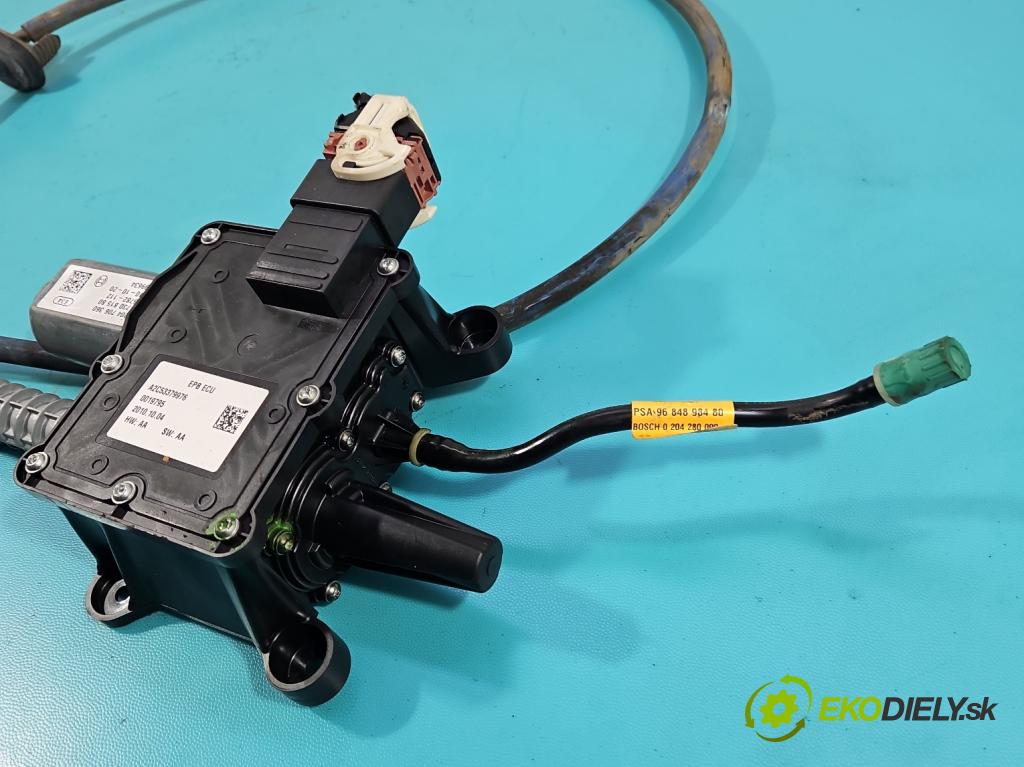 Peugeot 5008 I 2009-2017 2.0 HDI 150 HP manual 110 kW 1997 cm3 5- Brzda manuál: elektrický: 0204706360 (Ručná brzda)