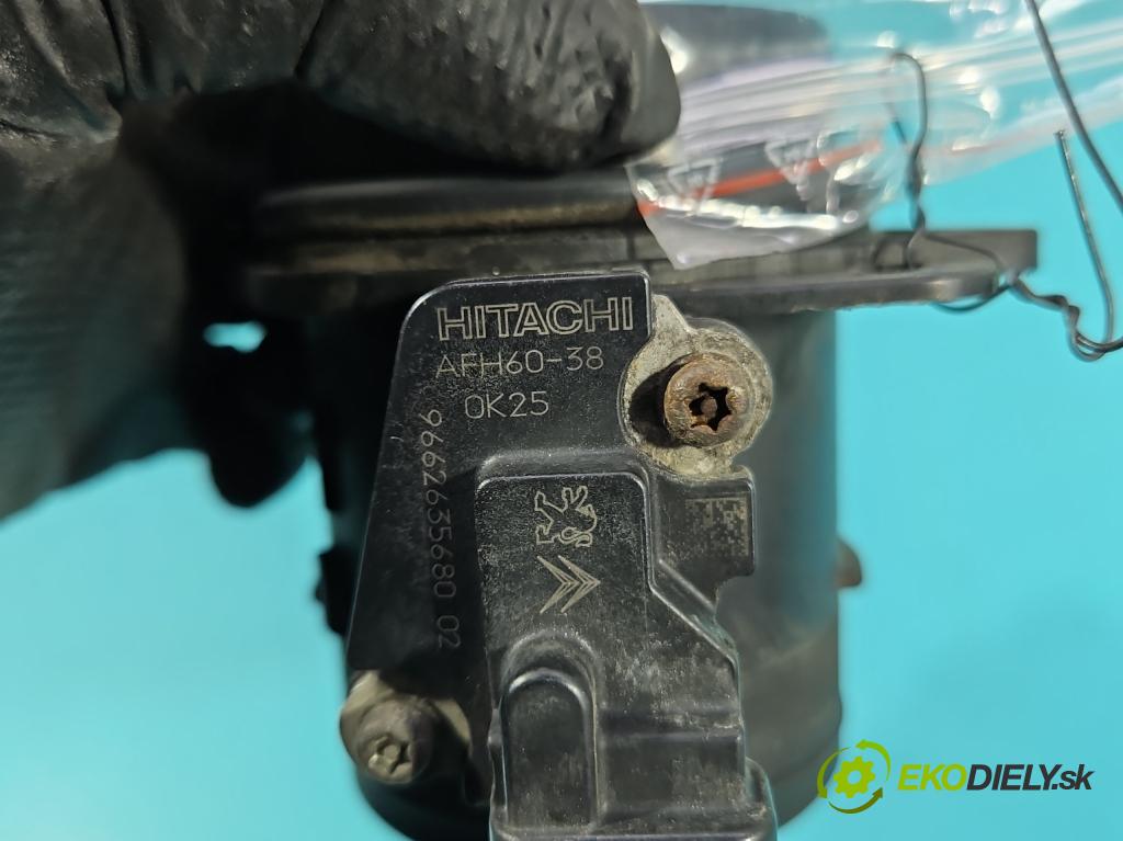 Peugeot 5008 I 2009-2017 2.0 HDI 150 HP manual 110 kW 1997 cm3 5- průtokoměr: 9662635680 (Váha vzduchu)