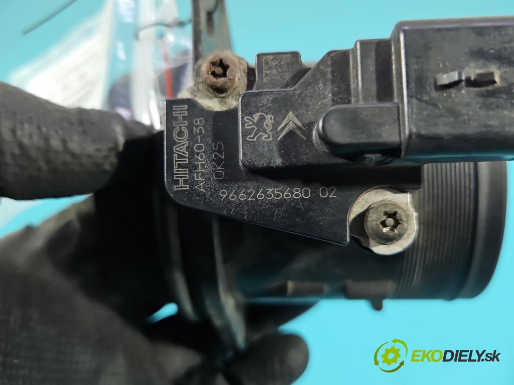 Peugeot 5008 I 2009-2017 2.0 HDI 150 HP manual 110 kW 1997 cm3 5- průtokoměr: 9662635680 (Váha vzduchu)