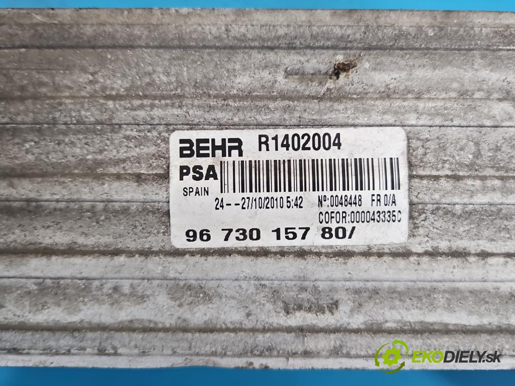 Peugeot 5008 I 2009-2017 2.0 HDI 150 hp manual 110 kW 1997 cm3 5- Intercooler 9673015780 (Intercooler (chladič stlačeného vzduchu))