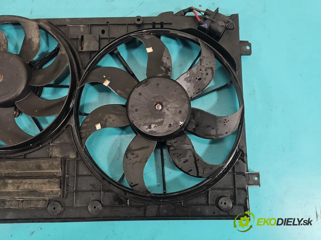 Vw Jetta V 2005-2010 2.0 tdi 140 hp manual 103 kW 1968 cm3 4- ventilátor chladič 1K0121205AB