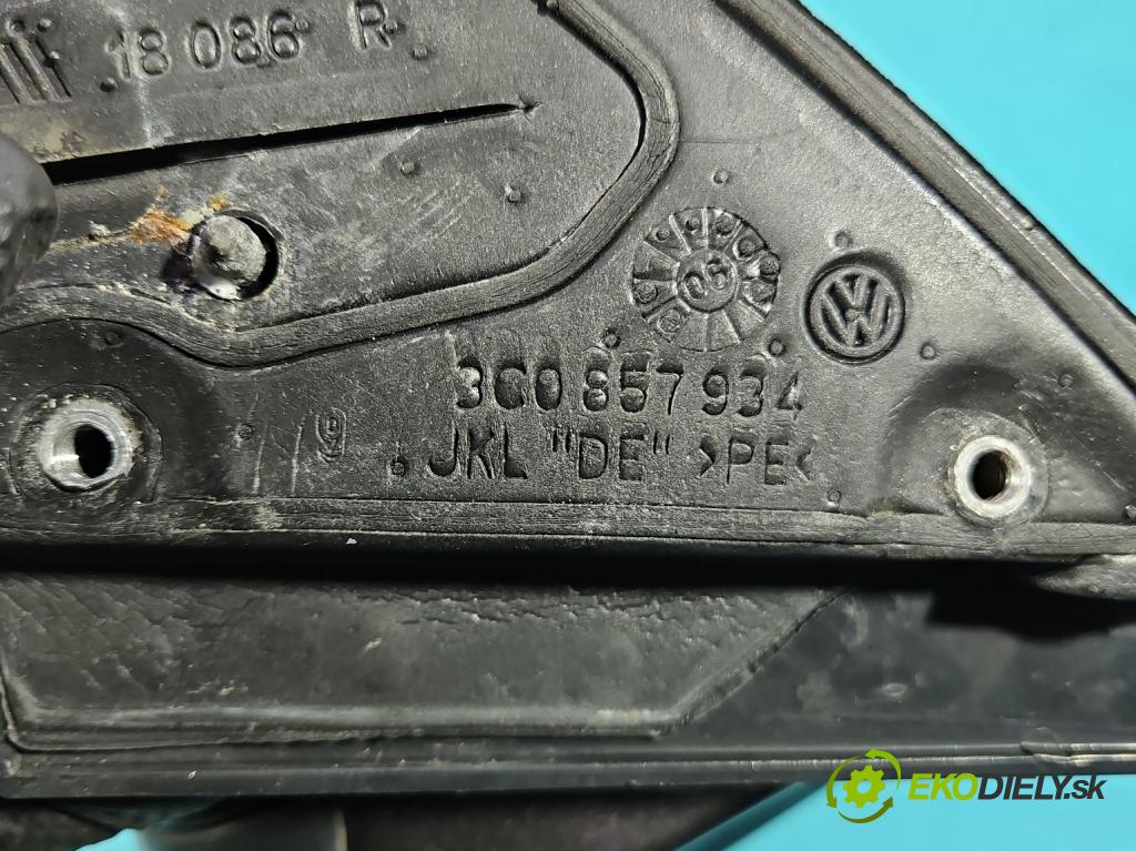 Vw Passat B6 2005-2010 1.9 TDI 105 hp manual 77 kW 1896 cm3 4- zpětné zrcátko pravé  (Klika dveří ostatní)