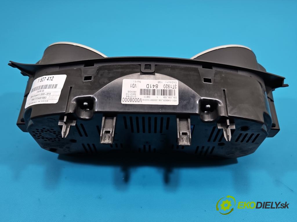 Skoda Superb II 2008-2015 2.0 TDI 170 HP automatic 125 kW 1968 cm3 5- prístrojovka/ budíky 3T1920841D (Prístrojová doska)