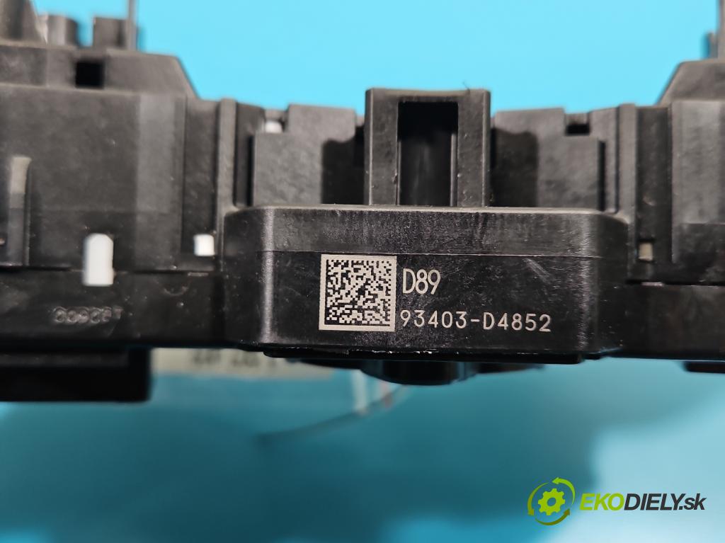 Kia Rio IV 2016-2023 1.2 16V 84KM manual 61.8 kW 1197 cm3 5- prepínač komplex: 93403-D4852 (Prepínacie páčky pod volantom)