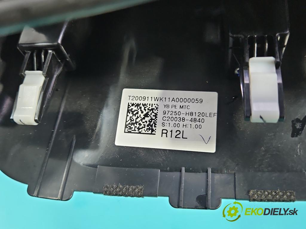 Kia Rio IV 2016-2023 1.2 16V 84KM manual 61.8 kW 1197 cm3 5- panel kúrenia 97250-H8120LEF