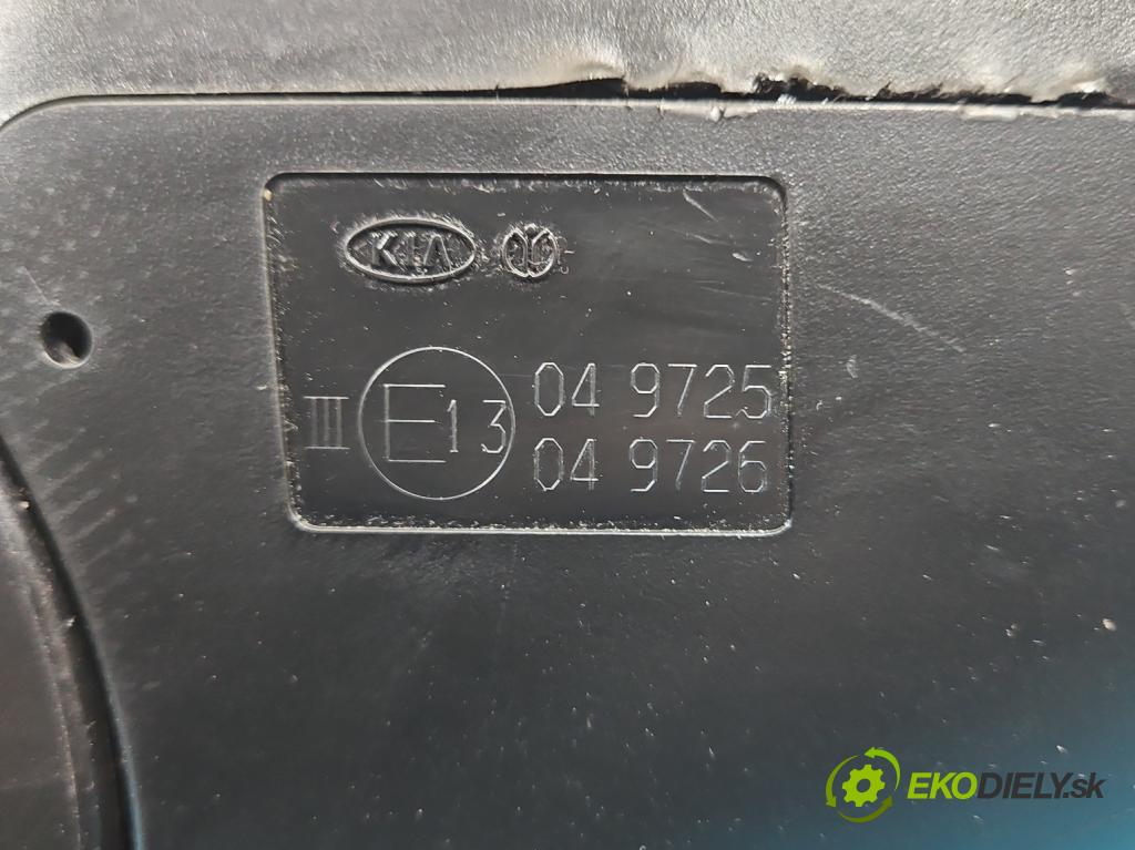 Kia Rio IV 2016-2023 1.2 16V 84KM manual 61.8 kW 1197 cm3 5- zrkadlo pravé  (Kľučka dverí ostatné)