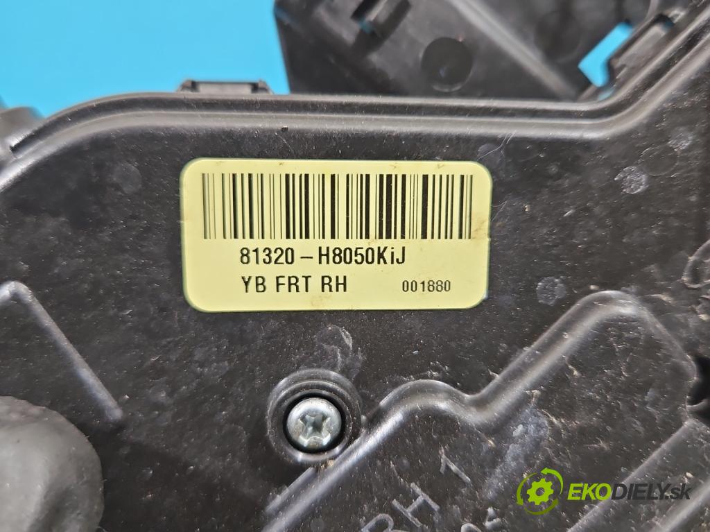 Kia Rio IV 2016-2023 1.2 16V 84KM manual 61.8 kW 1197 cm3 5- zámok predné pravý 81320-H8050