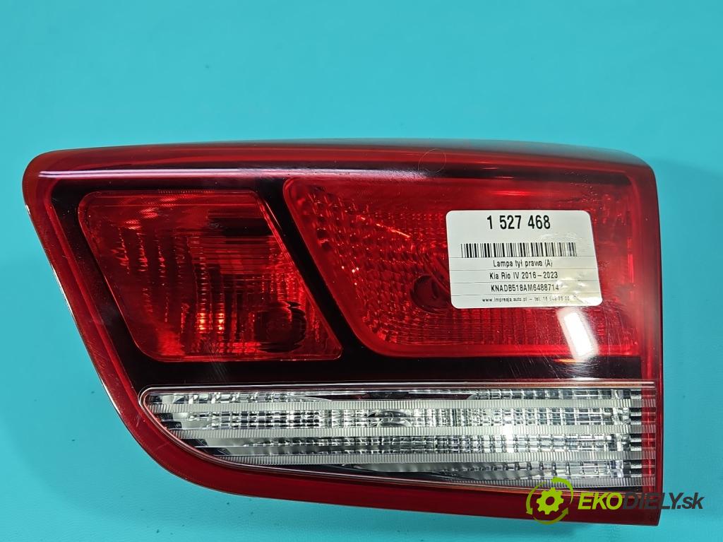 Kia Rio IV 2016-2023 1.2 16V 84KM manual 61.8 kW 1197 cm3 5- světlo zadní pravé 92404-H8 (Klika dveří ostatní)