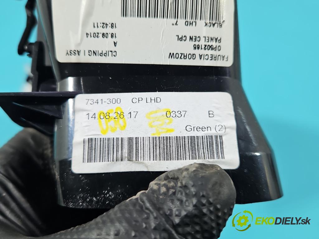 Volvo S60 II 2010-2018 2.0 D4 181KM automatic 133 kW 1969 cm3 4- Mřížka: kúrenia stredová 7341-300 (Mriežka kúrenia (fukár))