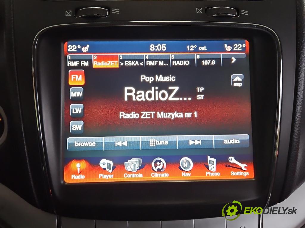 Fiat Freemont 2.0 JTD 170 HP automatic 125 kW 1956 cm3 5- Zobrazit: 05064993AI (Prístrojová doska)