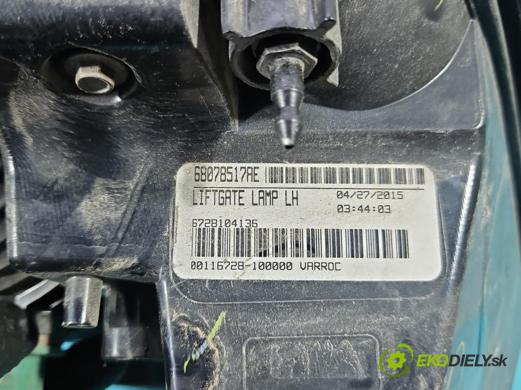 Fiat Freemont 2.0 JTD 170 HP automatic 125 kW 1956 cm3 5- svetlo / reflektor zadné ľavé 68078517AE (Kľučka dverí ostatné)