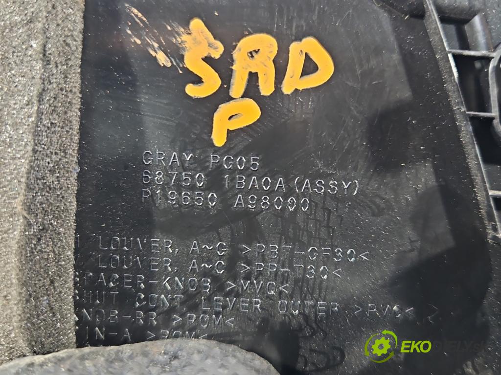 Infiniti QX50 2013-2015 3.7 V6 320KM automatic 235 kW 3696 cm3 5- Mřížka: kúrenia stredová P19650A98000 (Mriežka kúrenia (fukár))