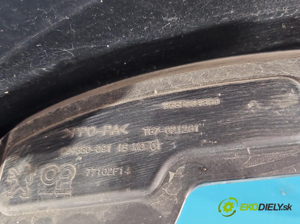 Peugeot 5008 I 2009-2017 2.0 HDI 150 HP manual 110 kW 1997 cm3 5- blatník predné ľavý 9685904880 (Blatník predný ľavý)