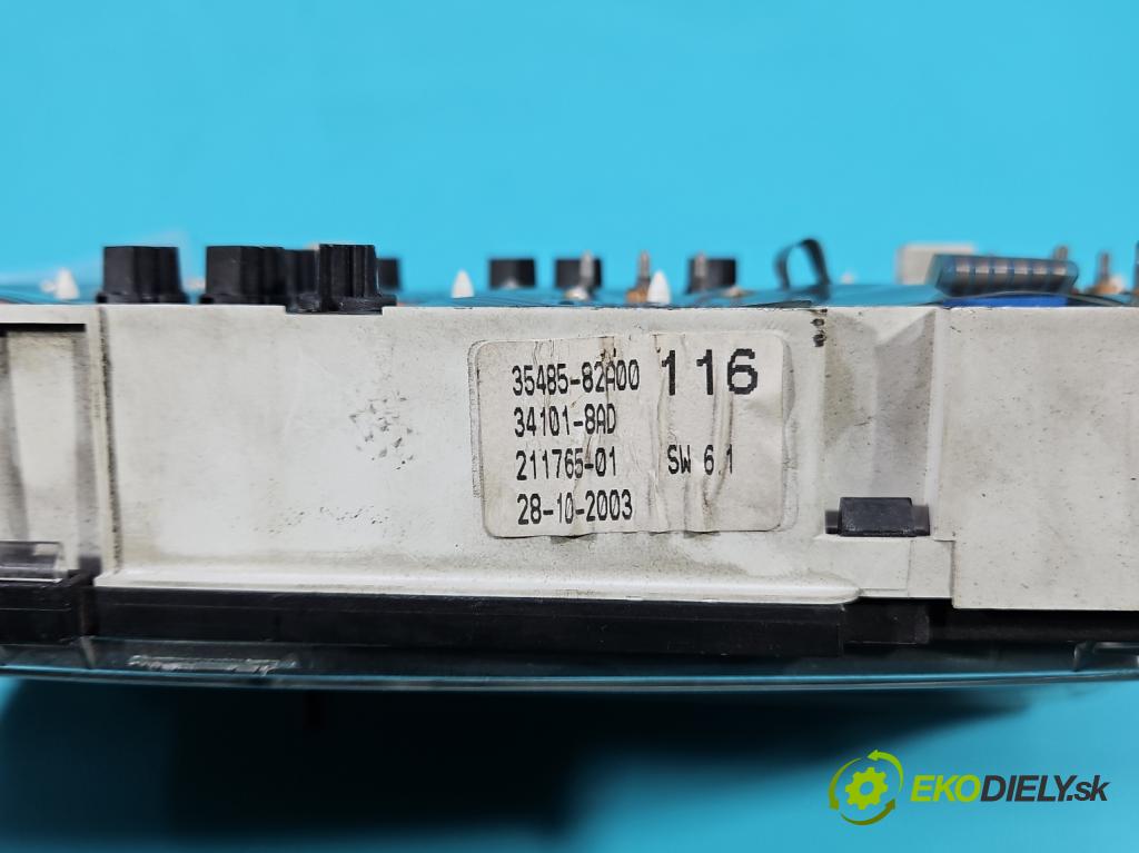 Suzuki JIMNY III 1998-2018 1.3 16V VVT 80 HP manual 59 kW 1298 cm3 3- prístrojovka/ budíky 35485-82A00 (Prístrojová doska)