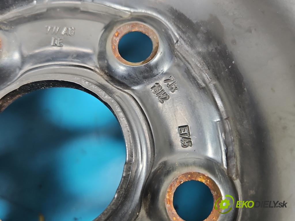 Vw Passat B6 2005-2010 1.9 TDI 105 HP manual 77 kW 1896 cm3 4- Disk oceľový 16" 3C0601027