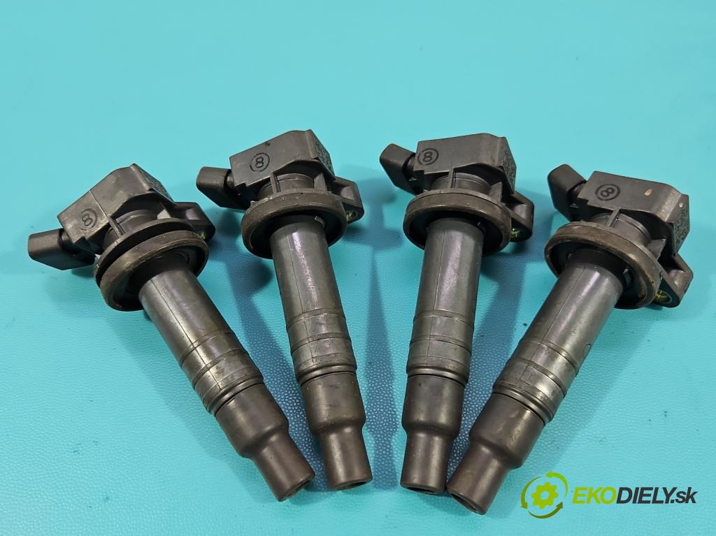 Toyota Auris I 2006-2013 1.4 VVT-I: 97KM manual 71 kW 1398 cm3 5- cievka zapaľovacia 90080-19019 (Zapaľovacia cievka)