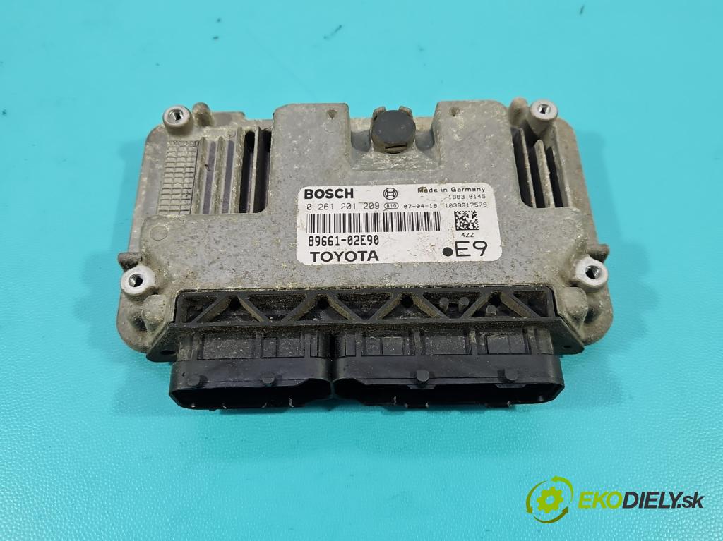 Toyota Auris I 2006-2013 1.4 VVT-I: 97KM manual 71 kW 1398 cm3 5- riadiaca jednotka motora 0261201209