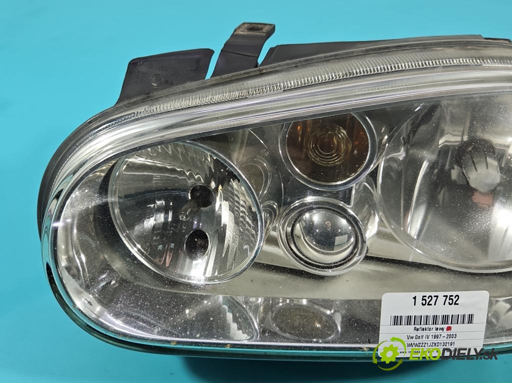 Vw Golf IV 1997-2003 1.6 SR 101 HP manual 74 kW 1595 cm3 5- Reflektor: ľavý 1J1941015B (Kľučka dverí ostatné)