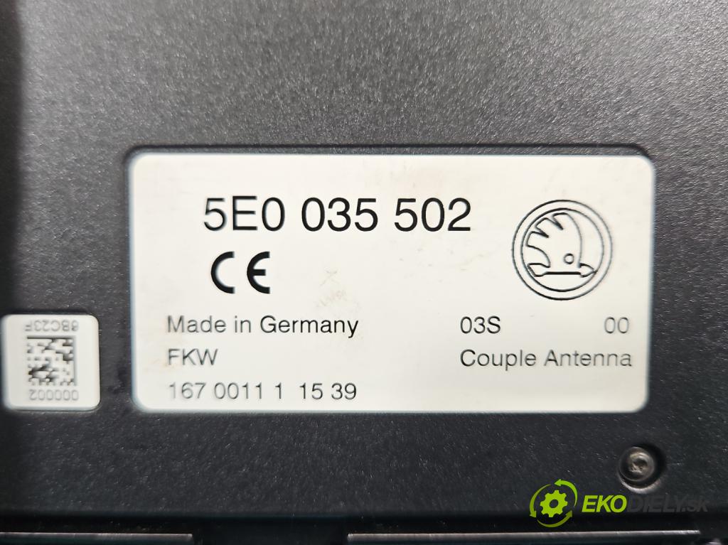 Skoda Octavia III 2013- 1.6 TDI 110 hp manual 81 kW 1598 cm3 5- kastlík 5E0035502