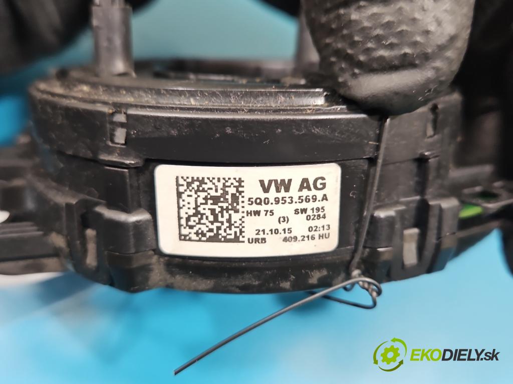 Skoda Octavia III 2013- 1.6 TDI 110 HP manual 81 kW 1598 cm3 5- Páska: airbag 5Q0953569A (Airbag)