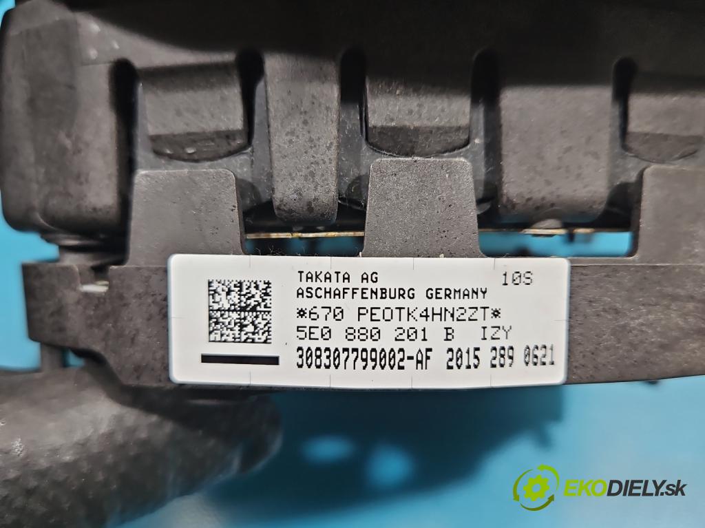 Skoda Octavia III 2013- 1.6 TDI 110 HP manual 81 kW 1598 cm3 5- airbag vzduch: Řidiči: 5E0880201B (Airbag)