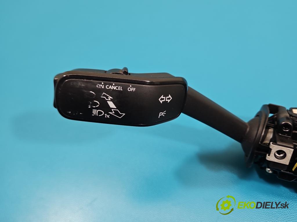 Skoda Octavia III 2013- 1.6 TDI 110 HP manual 81 kW 1598 cm3 5- prepínač komplex: 5Q0953502P (Prepínacie páčky pod volantom)