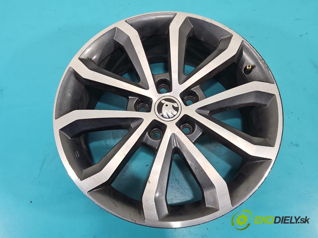 Skoda Octavia III 2013- 1.6 TDI 110 hp manual 81 kW 1598 cm3 5- Felga hliník: 17" komplet 5E0601025J