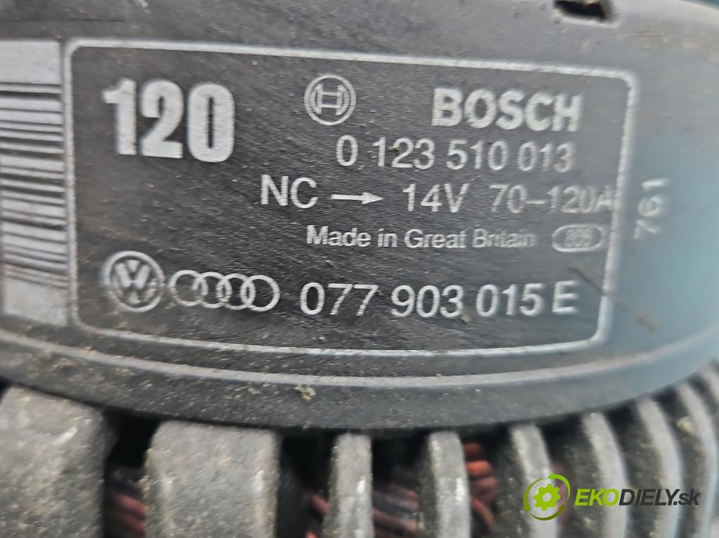 Audi A8 D2 1994-2002 4.2 V8 299KM automatic 220 kW 4172 cm3 4- Alternator 0123510013 (Alternátor)