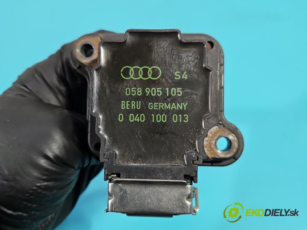 Audi A8 D2 1994-2002 4.2 V8 299KM automatic 220 kW 4172 cm3 4- cievka zapaľovacia 058905105 (Zapaľovacia cievka)