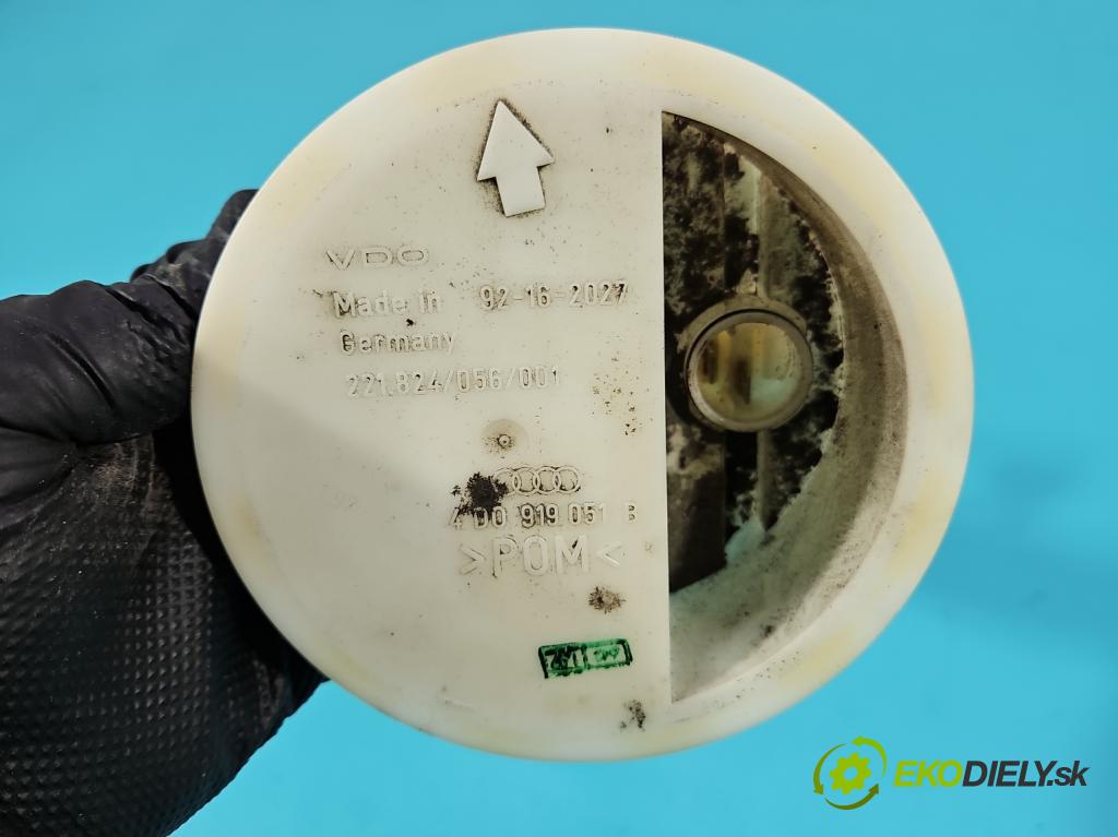 Audi A8 D2 1994-2002 4.2 V8 299KM automatic 220 kW 4172 cm3 4- snímač úroveň: palivo 4D0919051B (Snímač)