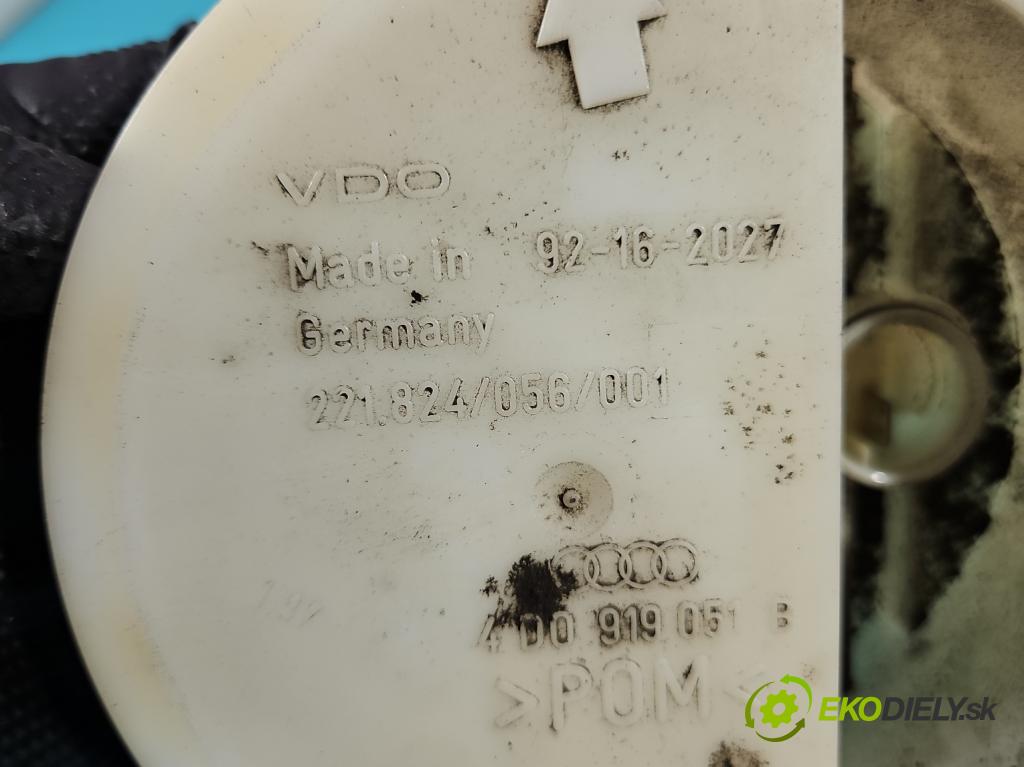 Audi A8 D2 1994-2002 4.2 V8 299KM automatic 220 kW 4172 cm3 4- snímač úroveň: palivo 4D0919051B (Snímač)