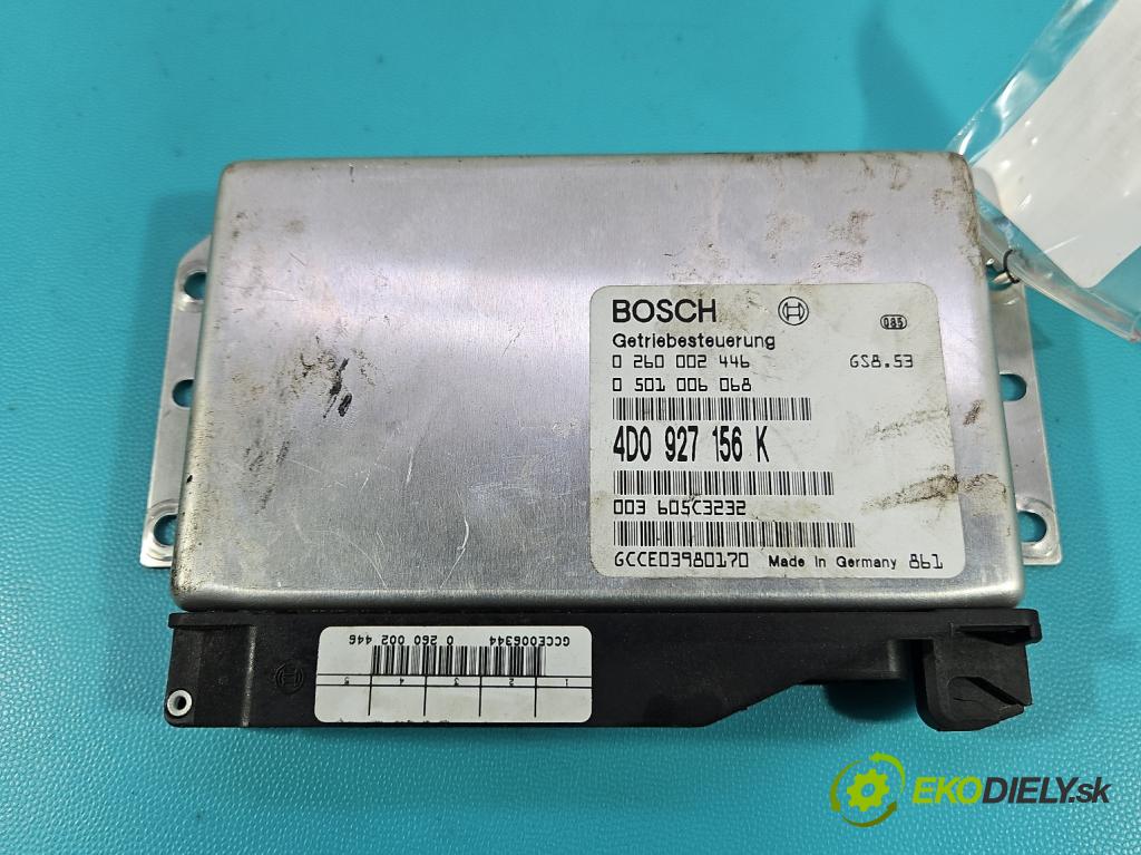 Audi A8 D2 1994-2002 4.2 V8 299KM automatic 220 kW 4172 cm3 4- riadiaca jednotka motora 4D0927156K