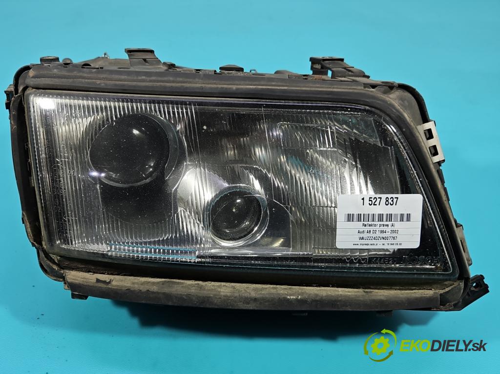 Audi A8 D2 1994-2002 4.2 V8 299KM automatic 220 kW 4172 cm3 4- světlo pravý 4D0941004L (Pravé přední světlo)