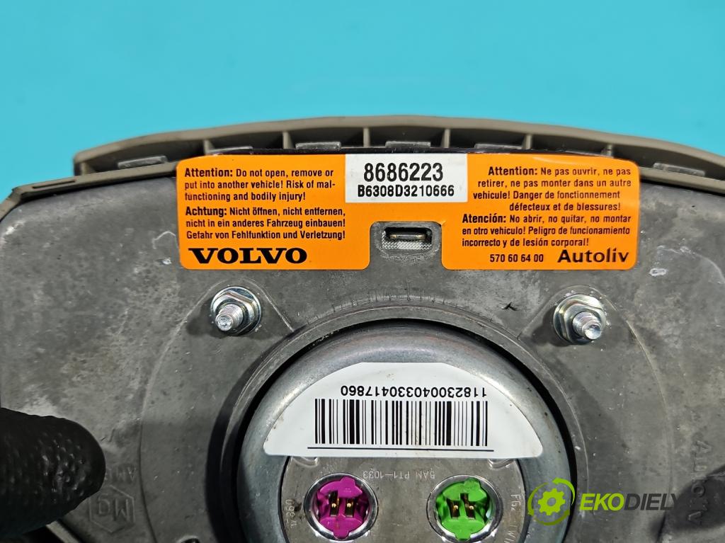 Volvo XC90 I 2002-2014 2.9 T6 272 HP automatic 200 kW 2922 cm3 5- airbag vzduch: Řidiči: 8686223 (Airbag)