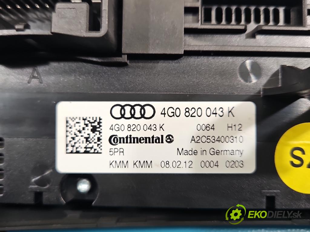 Audi A6 C7 2011-2018 3.0 TDI 204 HP automatic 150 kW 2967 cm3 5- panel kúrenia 4G0820043K