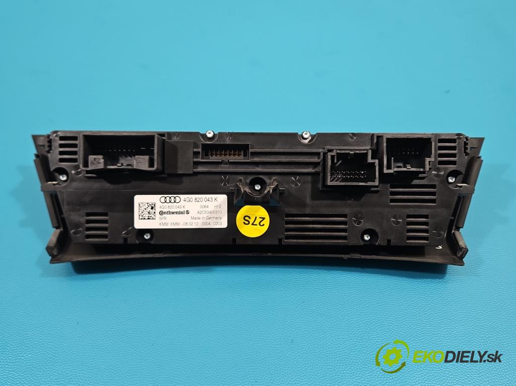 Audi A6 C7 2011-2018 3.0 TDI 204 HP automatic 150 kW 2967 cm3 5- panel kúrenia 4G0820043K