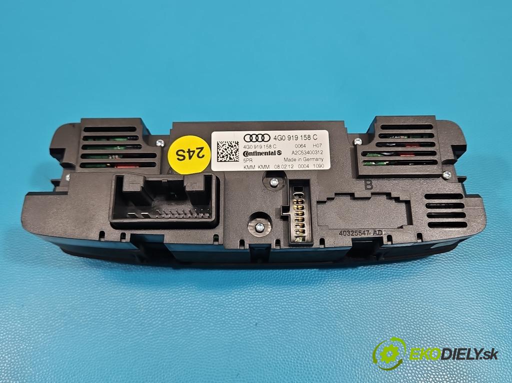 Audi A6 C7 2011-2018 3.0 TDI 204 HP automatic 150 kW 2967 cm3 5- panel kúrenia 4G0919158C