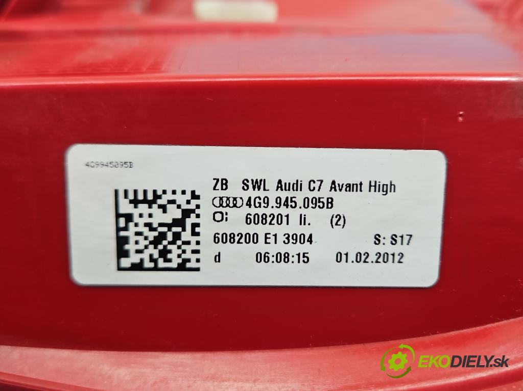 Audi A6 C7 2011-2018 3.0 TDI 204 hp automatic 150 kW 2967 cm3 5- světlo zadní levé 4G9945095B (Klika dveří ostatní)
