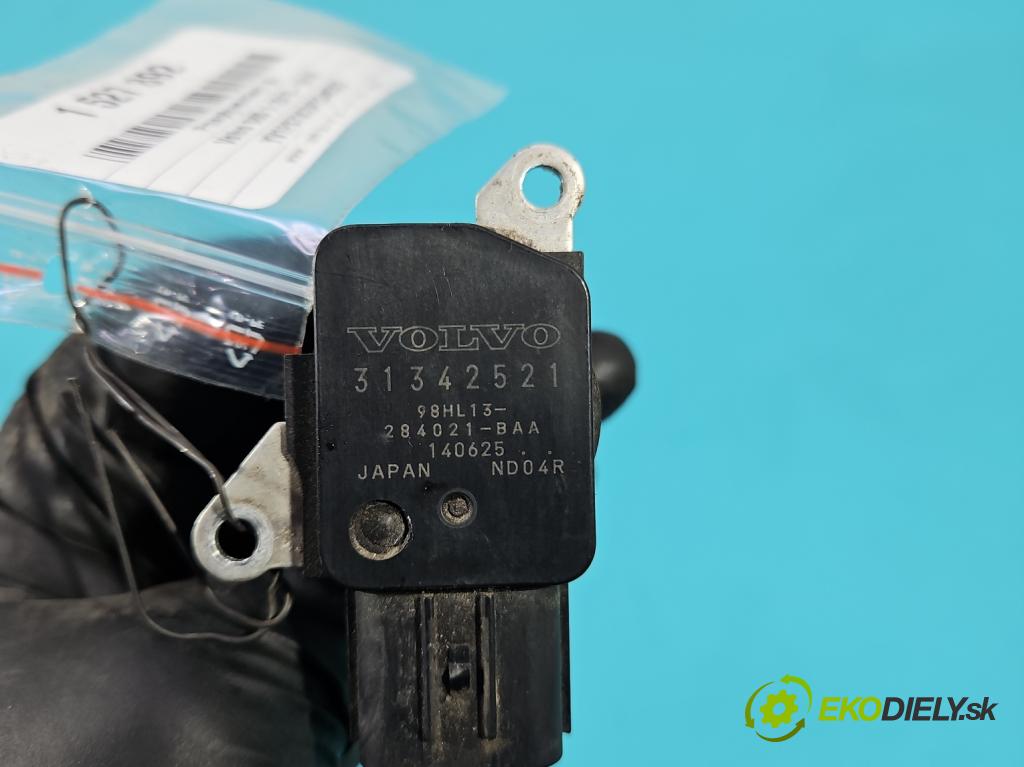 Volvo S60 II 2010-2018 2.0 D4 181KM automatic 133 kW 1969 cm3 4- průtokoměr: 31342521 (Váha vzduchu)