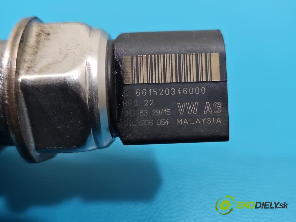 Skoda Octavia III 2013- 1.6 TDI 110 HP manual 81 kW 1598 cm3 5- lišta vstrekovacia 04L130089F (Vstrekovacia lišta)