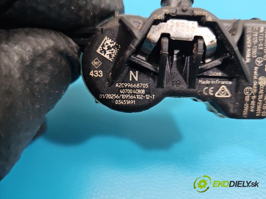Renault Kadjar 2015-2022 1.3 140 HP automatic 103 kW 1332 cm3 5- snímač tlak: pneumatika A2C99668705 (Snímač tlaku v pneumatike)